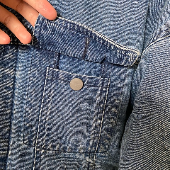 OAK + FORT Sherpa Denim Jacket - Picture 3 of 6